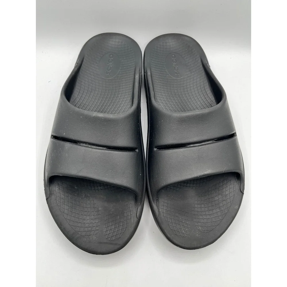 OOFOS OOriginal Sport Slide Sandals Men Black Athletic Recovery Sz EU 43 US 10